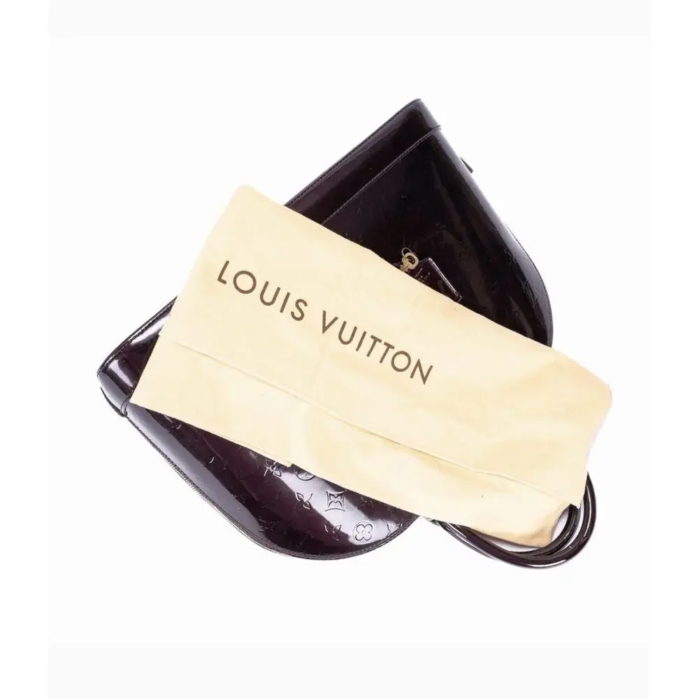 Louis Vuitton Alma GM Monogram Vernis Amarante (Burgandy) Bag